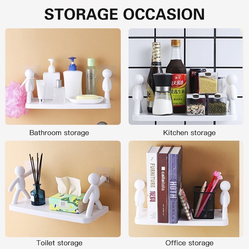 🥰The kitchen toilet receive shelf