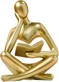 Bookshelf Decor Thinker Statue
