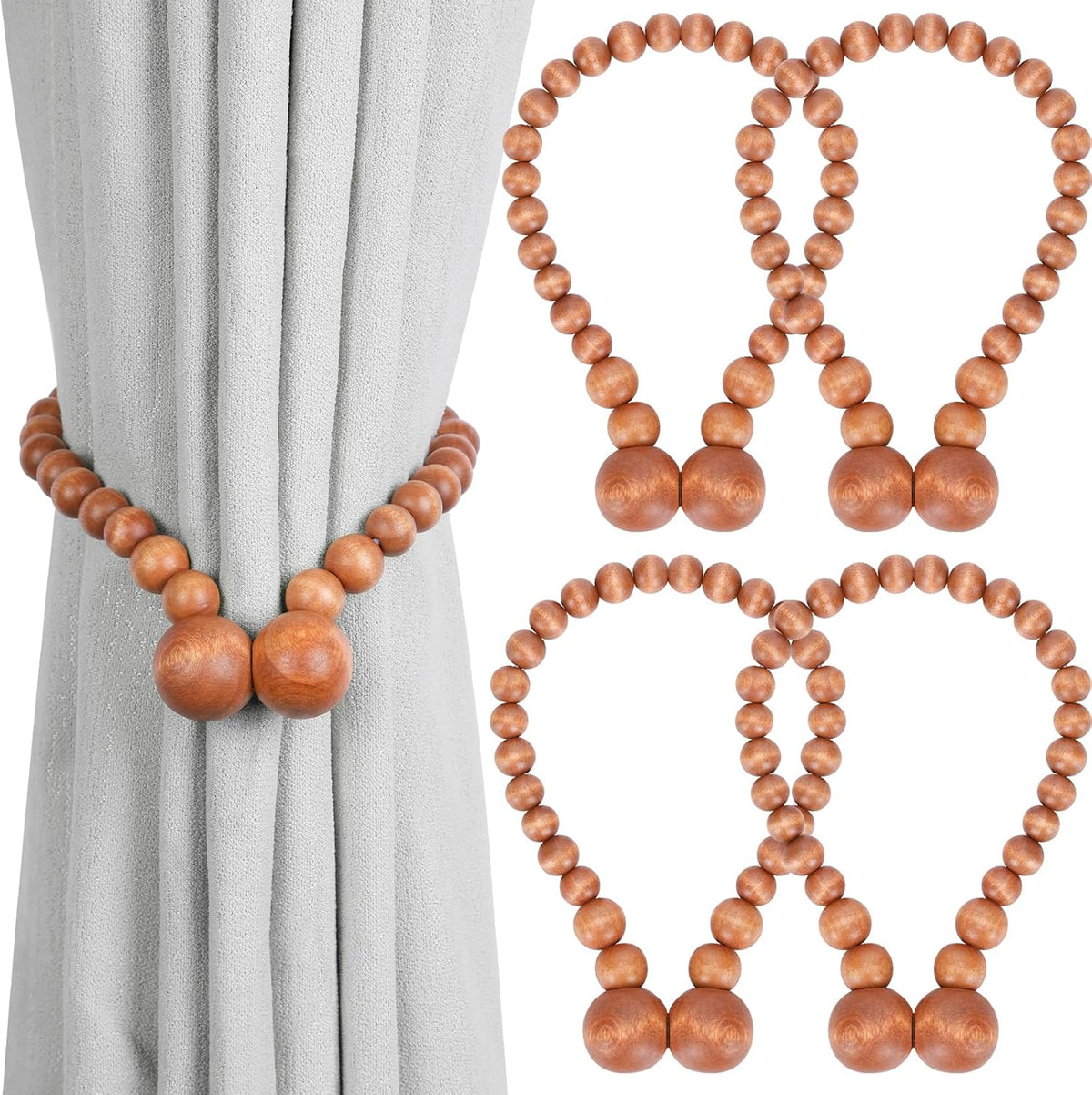 Magnetic Curtain Tiebacks